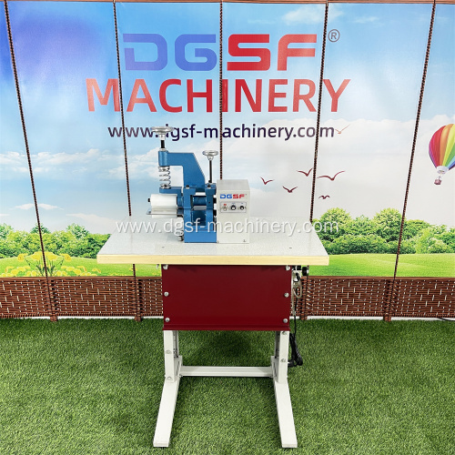 Leather Belt One Section Wheel Pressing Machine YF-04B